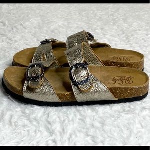 Pure sole leather Sedona woman sandals size 7.5M